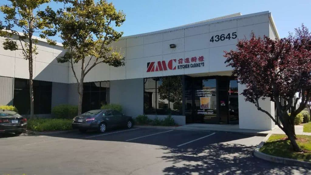 ZMC Cabinetry Fremont showroom exterior